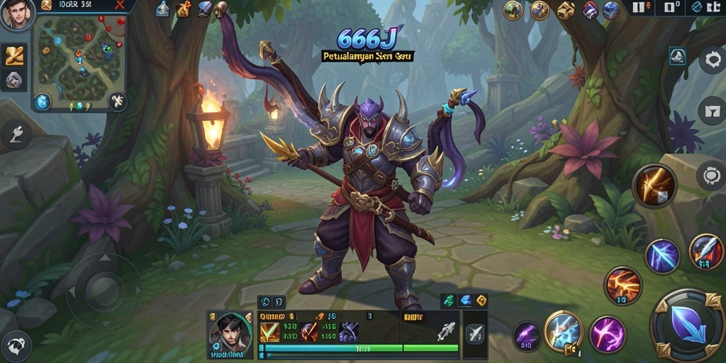 Tampilan gameplay 666J yang memukau dan penuh aksi.
