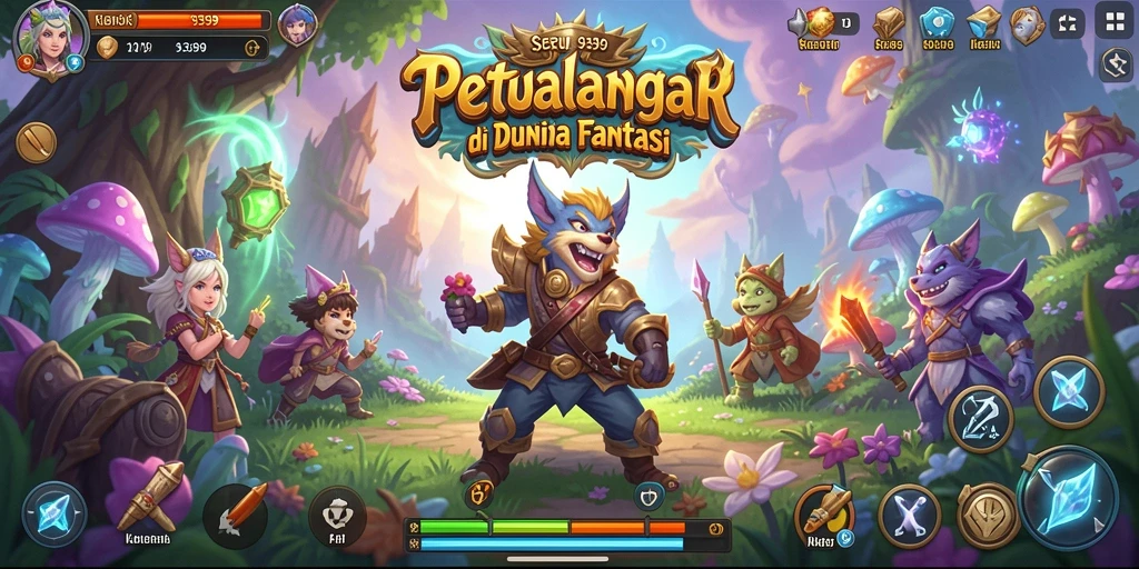 Gameplay seru dengan grafis menakjubkan di 9399.