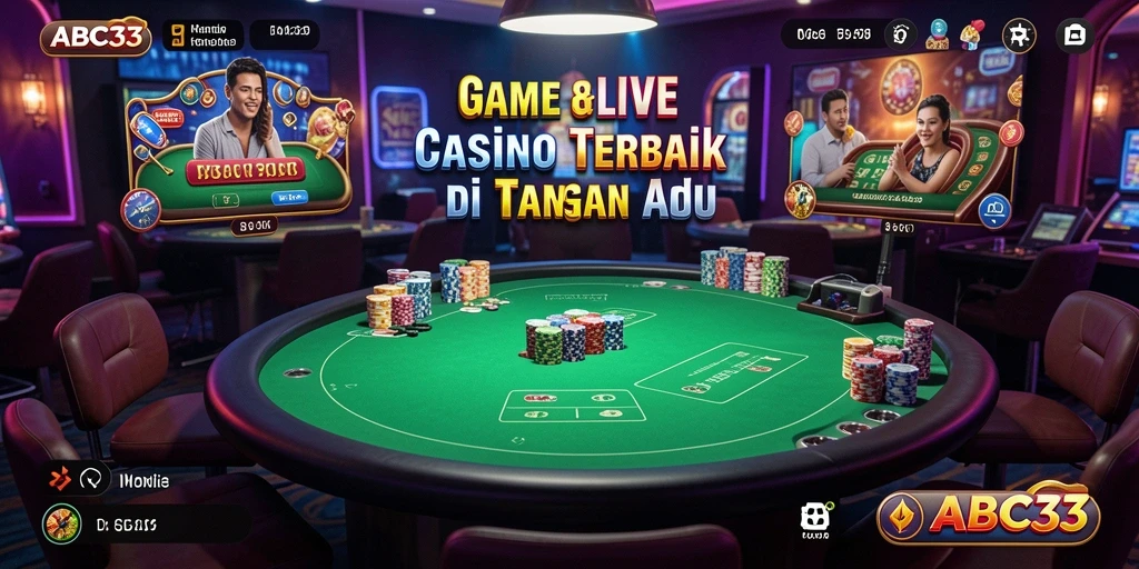 Screenshot gameplay Live Casino ABC33 yang tampak mengasyikkan.