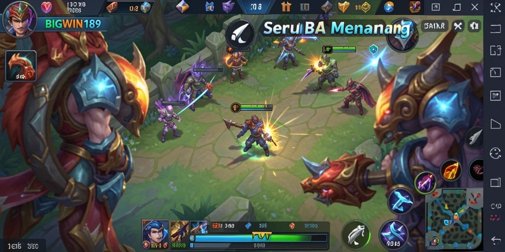 Screenshot gameplay seru dan mendebarkan dari BIGWIN189.