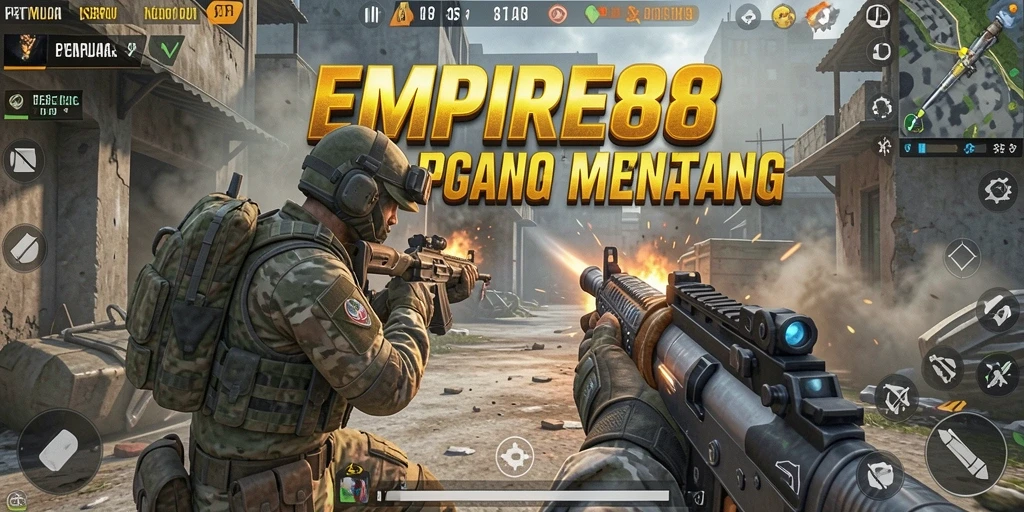 Tampilan gameplay seru di EMPIRE88 dengan aksi tembak menembak yang intens.