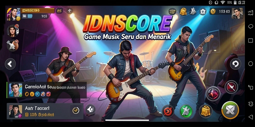 Tangkapan layar dari gameplay seru di IDNSCORE.
