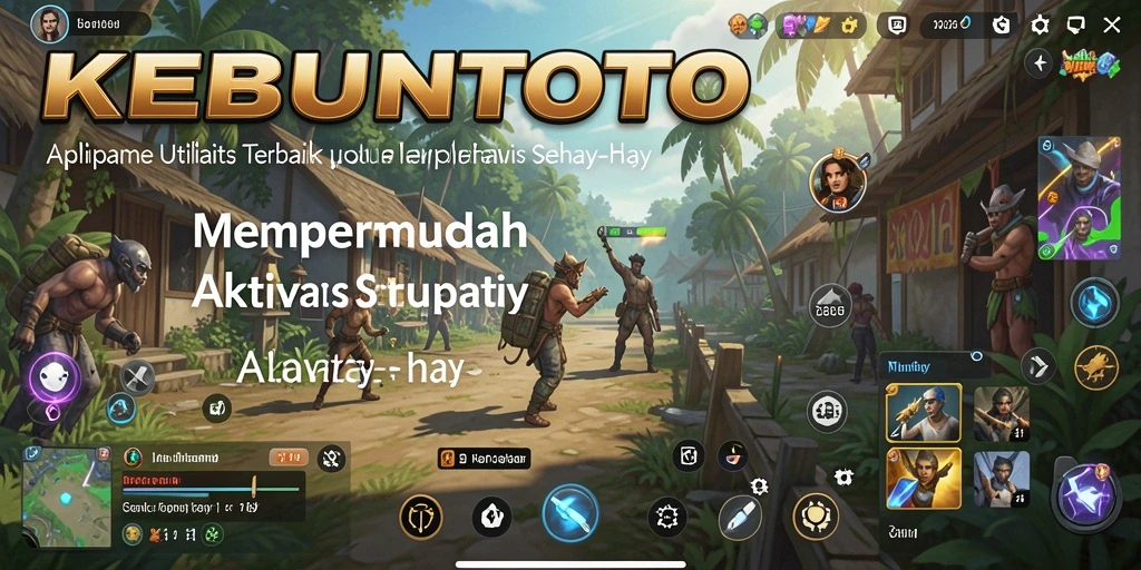 Tampilan antarmuka utama aplikasi KEBUNTOTO yang memudahkan navigasi.