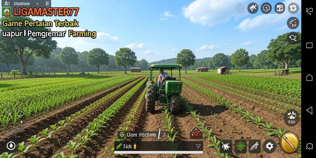 Tampilan gameplay LIGAMASTER77 yang menarik dan interaktif.