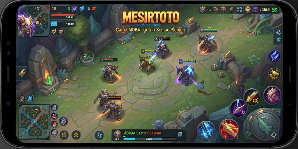 Tampilan gameplay seru dalam konflik tim di MESIRTOTO.
