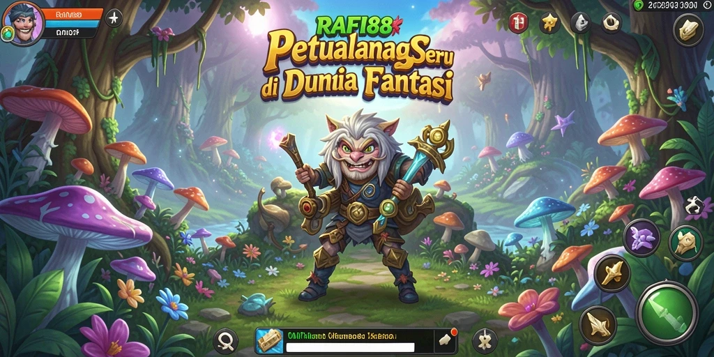Tampilan menarik dari gameplay penuh aksi dalam RAFI88.