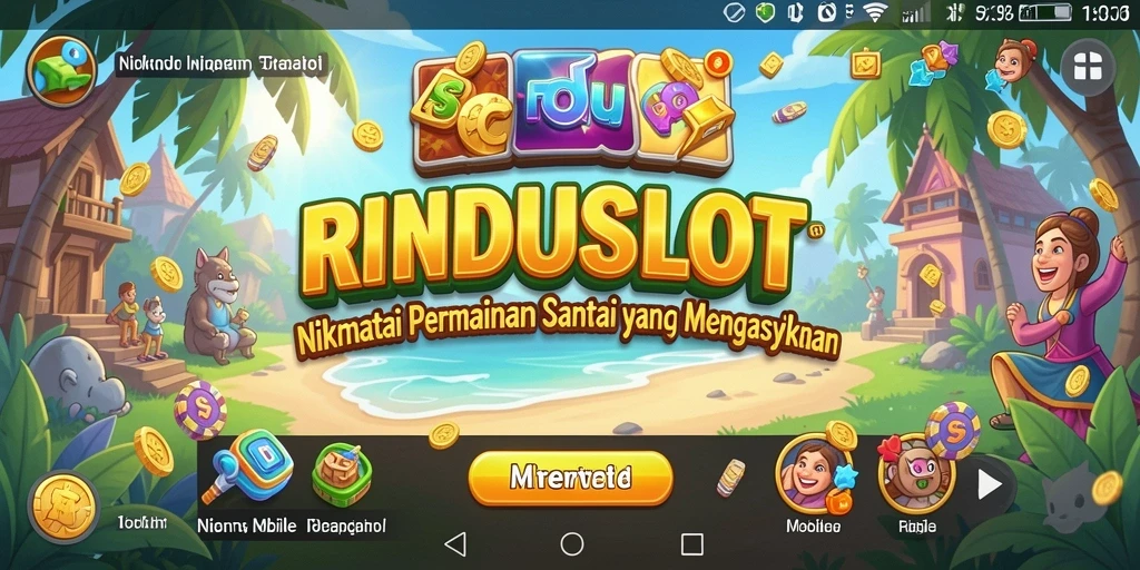 Tampilan menarik RINDUSLOT dengan gameplay yang menyenangkan.